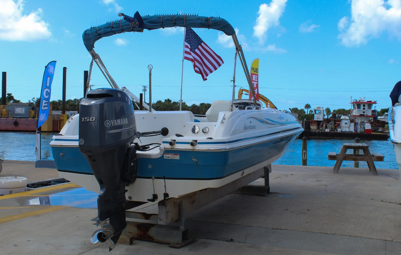 Boat at the dock ready for service