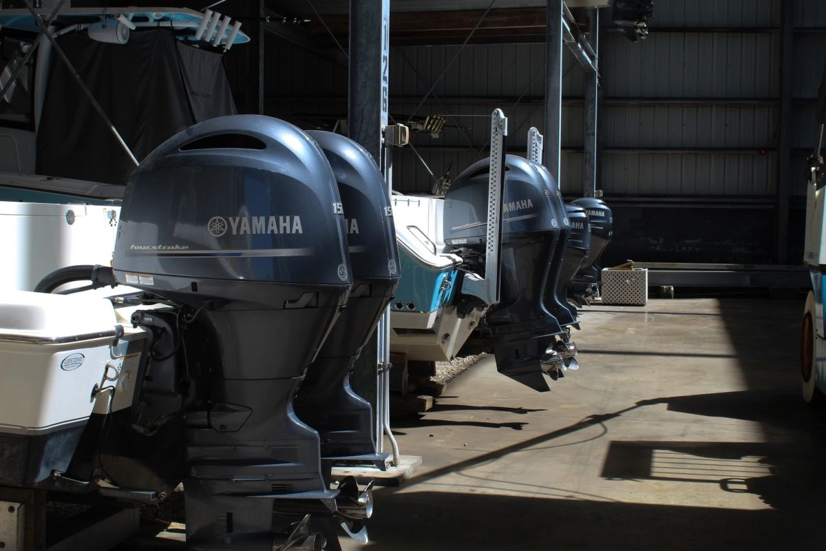 Power-Pole shallow water anchoring systems on display